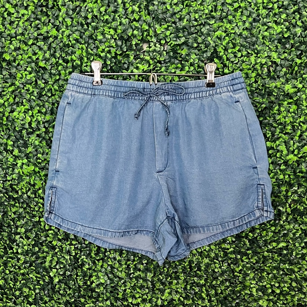 GAP Chambray Drawstring Shorts